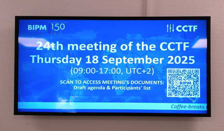 第24回時刻・周波数諮問委員会へ参加